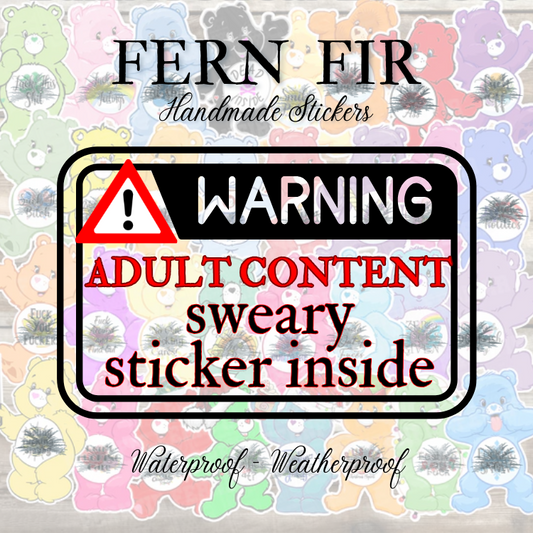 Swear Bear Stickers