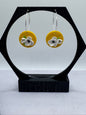 Sunlit Magnolia Hoops