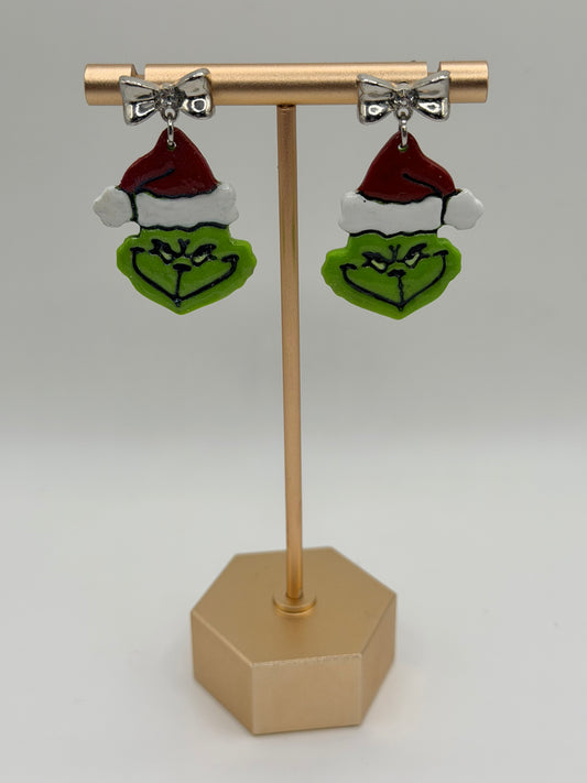 Santa Grinch Dangles