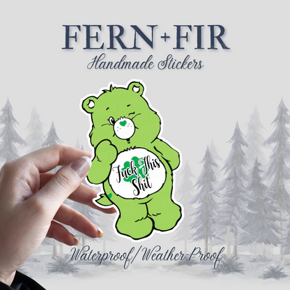 Swear Bear Stickers