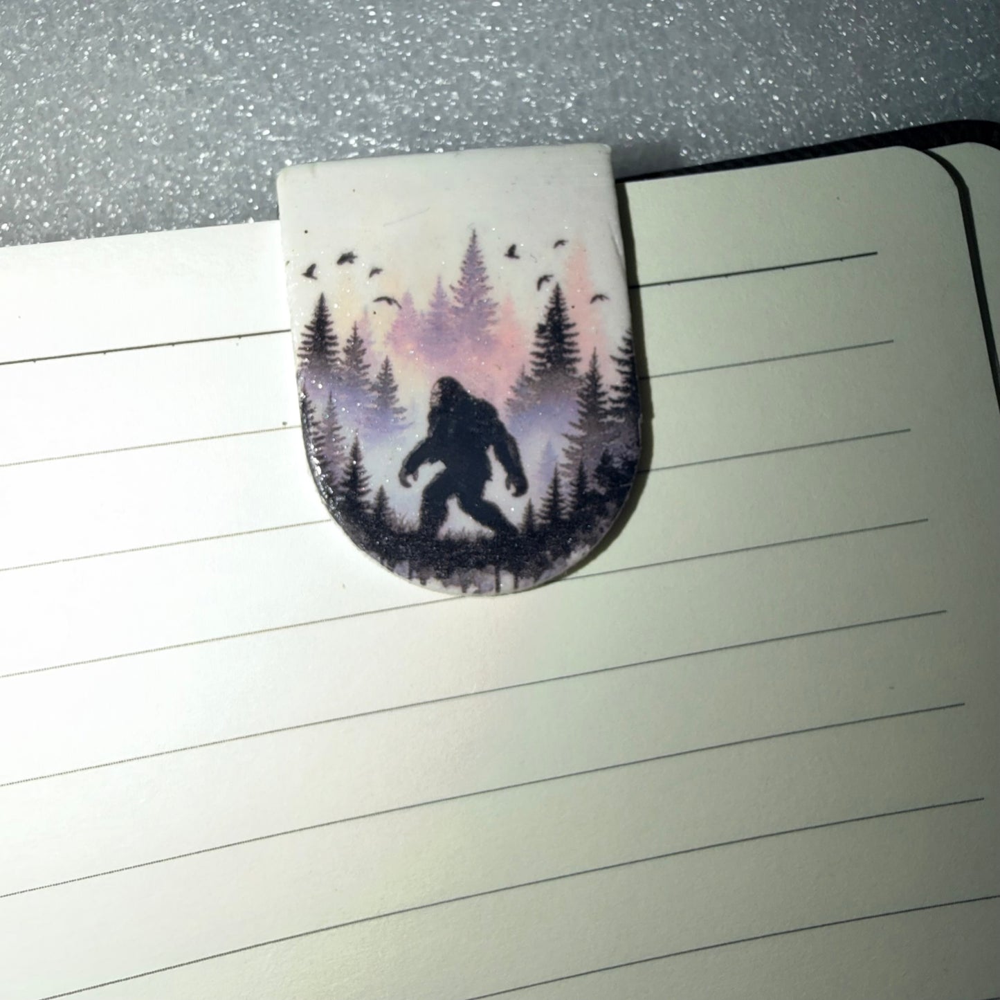 Bigfoot bookmarks - Handmade - Polymer Clay