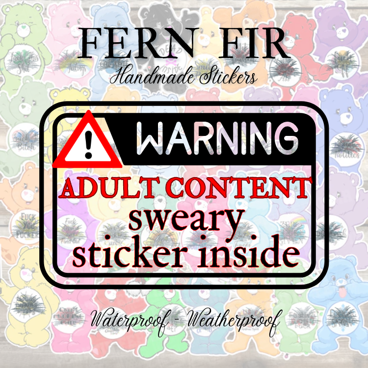 Swear Bear Stickers